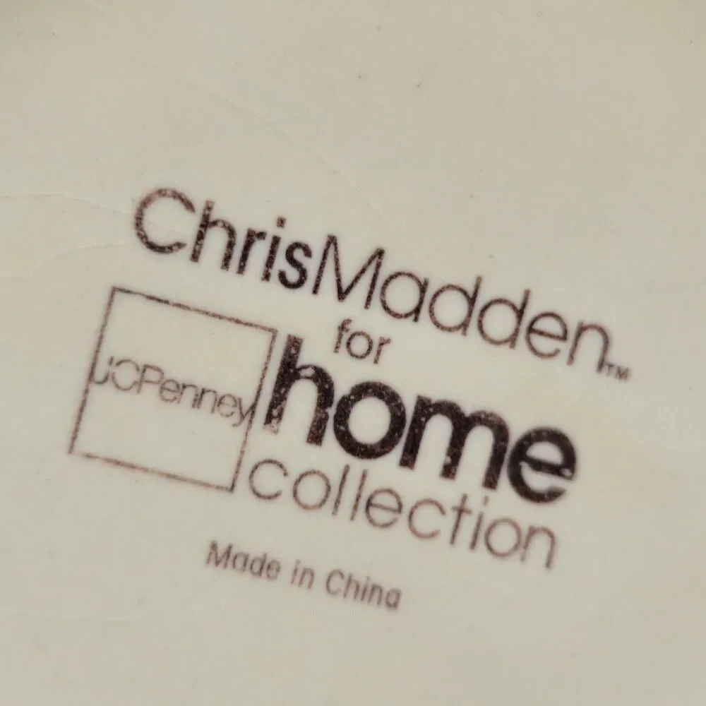 J C Penny Chris Madden Felice Yellow Large Canister 9